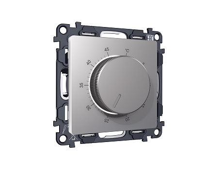 Комплект механизма терморегулятора с датчиком для теплого пола с подсветкой 16A-250V Ambrella Volt Alfa MA505710 Комплект механизма терморегулятора с датчиком для теплого пола с подсветкой 16A-250V Ambrella Volt Alfa MA505710