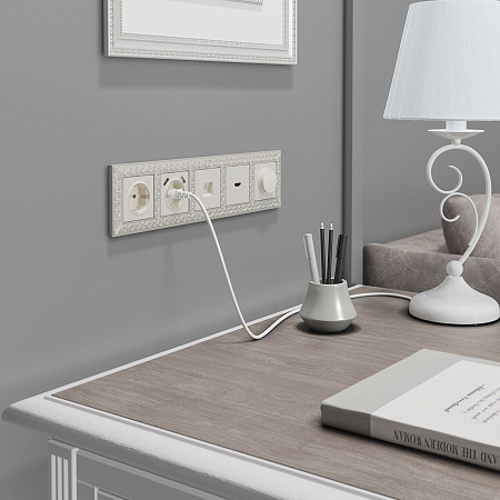 Рамка на 5 постов Werkel Antik WL07-Frame-05 a031786 Рамка на 5 постов Werkel Antik WL07-Frame-05 a031786