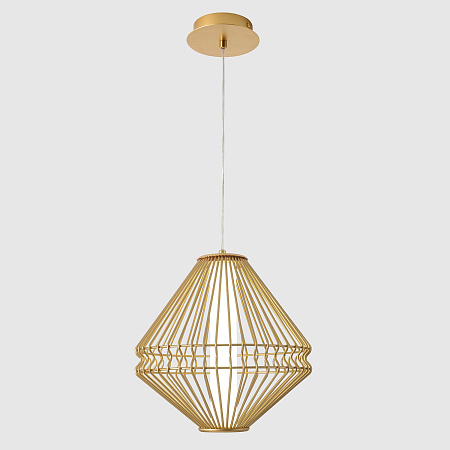 Светильник подвесной светодиодный Crystal Lux CUADRA SP15W LED GOLD Светильник подвесной светодиодный Crystal Lux CUADRA SP15W LED GOLD