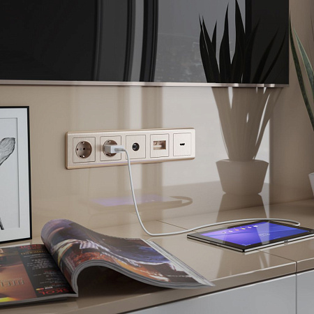 Накладка для розетки HDMI Werkel WL10-HDMI-CP a041305 Накладка для розетки HDMI Werkel WL10-HDMI-CP a041305