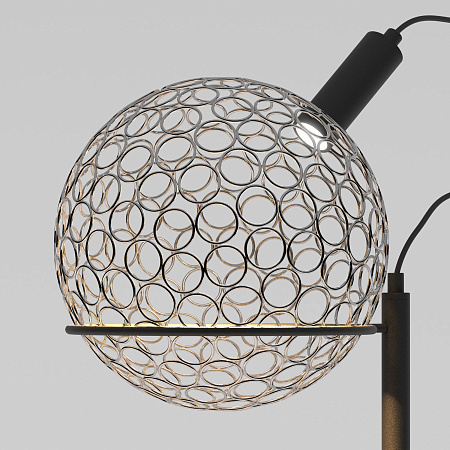 Торшер светодиодный Eurosvet Gemini 80492/1 черный a069041