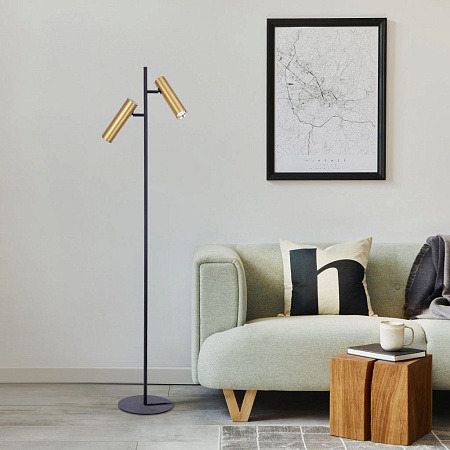 Торшер Eurosvet Barre 01087/2 латунь a056600 Торшер Eurosvet Barre 01087/2 латунь a056600