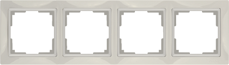 Рамка на 4 поста слоновая кость Werkel Basic W0042003 4690389161438 a051306 Рамка на 4 поста слоновая кость Werkel Basic W0042003 4690389161438 a051306