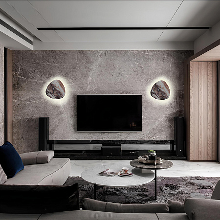 Светильник настенный светодиодный Crystal Lux BILBAO AP10W LED D300 WHITE