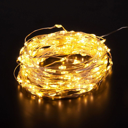 Гирлянда нить "роса" Eurosvet теплый белый 400-009 a060413 Гирлянда нить "роса" Eurosvet теплый белый 400-009 a060413