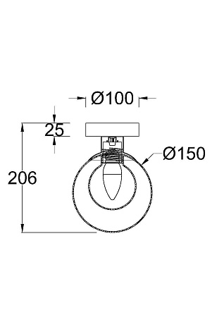 Бра Maytoni Basic form MOD521WL-01G1