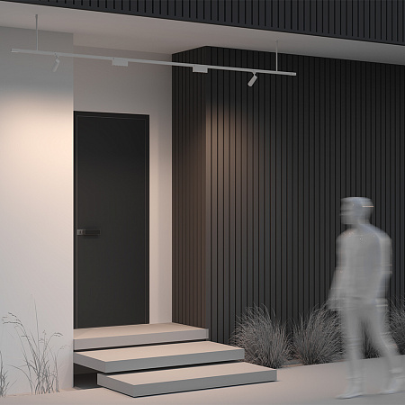 Жесткий подвес для уличной трековой системы Maytoni Elasity IP O-TR001-HL-W300 Жесткий подвес для уличной трековой системы Maytoni Elasity IP O-TR001-HL-W300