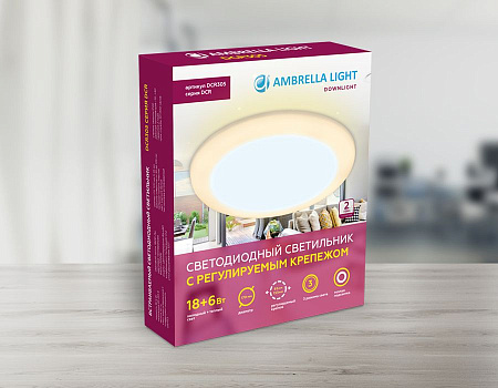 Светодиодная панель Ambrella Light Downlight DCR305