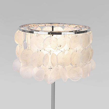 Настольная лампа Eurosvet Sandra 208101 хром/перламутр a071050 Настольная лампа Eurosvet Sandra 208101 хром/перламутр a071050