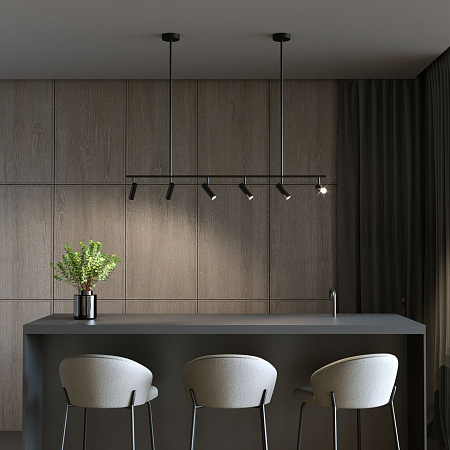 Спот светодиодный Eurosvet Epiphania 20252/6 LED черный a068798 Спот светодиодный Eurosvet Epiphania 20252/6 LED черный a068798