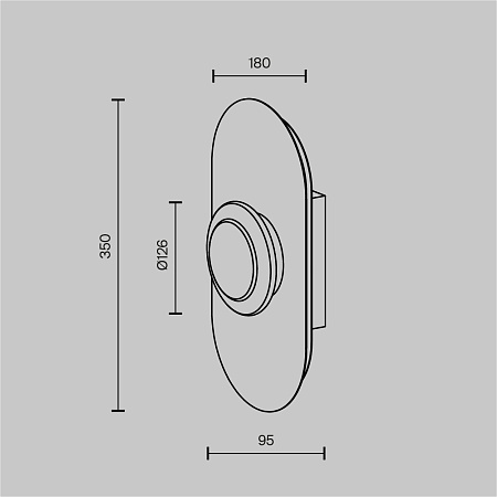 Светильник настенный светодиодный Maytoni Pharao MOD361WL-L20BS3K Светильник настенный светодиодный Maytoni Pharao MOD361WL-L20BS3K