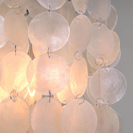 Светильник подвесной Eurosvet Sandra 60185/1 хром/перламутр a069247