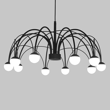 Люстра подвесная светодиодная Eurosvet Ragno 90034/10 LED черный a069301 Люстра подвесная светодиодная Eurosvet Ragno 90034/10 LED черный a069301