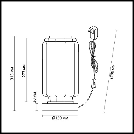 Настольная лампа светодиодная Odeon Light JAM 5408/10TL