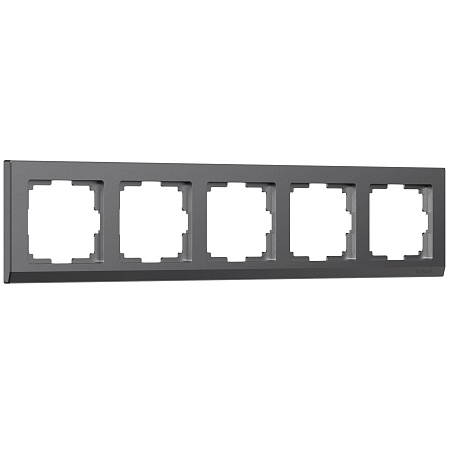 Рамка на 5 постов Stark (графит матовый) Werkel W0051864 Рамка на 5 постов Stark (графит матовый) Werkel W0051864