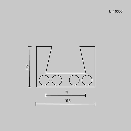 Шинопровод однофазный Maytoni Elasity TRX160-1110B Шинопровод однофазный Maytoni Elasity TRX160-1110B