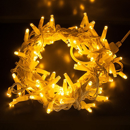 Гирлянда Eurosvet 400-101 400-101 теплый белый с эффектом мерцания 10м IP65 a044073