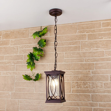 Уличный подвесной светильник Elektrostandard Spica H GL 1026H кофе a048175