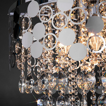 Хрустальная люстра Eurosvet Lianna 10123/6 хром a054115 Хрустальная люстра Eurosvet Lianna 10123/6 хром a054115