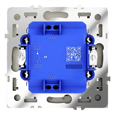 Выключатель встраиваемый VOLTUM S70 одноклавишный с подсветкой (шелк) VLS010204 Выключатель встраиваемый VOLTUM S70 одноклавишный с подсветкой (шелк) VLS010204