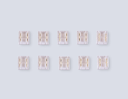 Коннектор прямой COB 12/24V для лент 8/10mm GS6361 (2 конт.) (10шт. в комплекте) Ambrella light Illumination GS6361 Коннектор прямой COB 12/24V для лент 8/10mm GS6361 (2 конт.) (10шт. в комплекте) Ambrella light Illumination GS6361