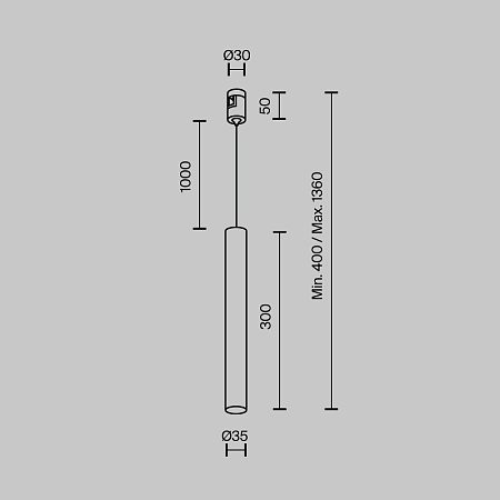 Трековый магнитный светодиодный светильник Maytoni Flarity Focus Led TR155-1-5W4K-B
