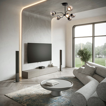 Люстра на штанге светодиодная Freya Arch FR6178CL-L30B Люстра на штанге светодиодная Freya Arch FR6178CL-L30B