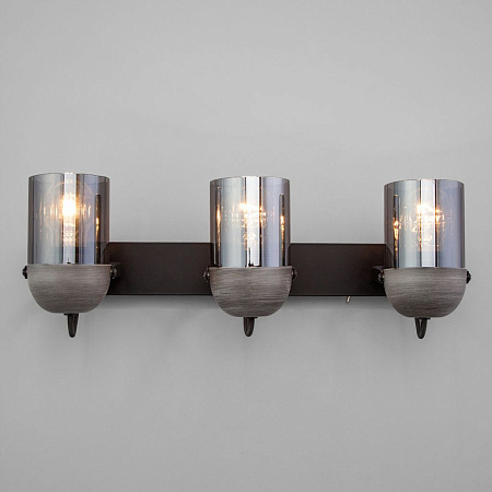 Спот Eurosvet Mars 20122/3 черный/тертый серый a052952