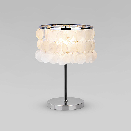 Настольная лампа Eurosvet Sandra 208101 хром/перламутр a071050 Настольная лампа Eurosvet Sandra 208101 хром/перламутр a071050