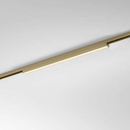 Трековый магнитный светодиодный светильник Elektrostandard Line Magnetic 85526/01 латунь a069634 Трековый магнитный светодиодный светильник Elektrostandard Line Magnetic 85526/01 латунь a069634