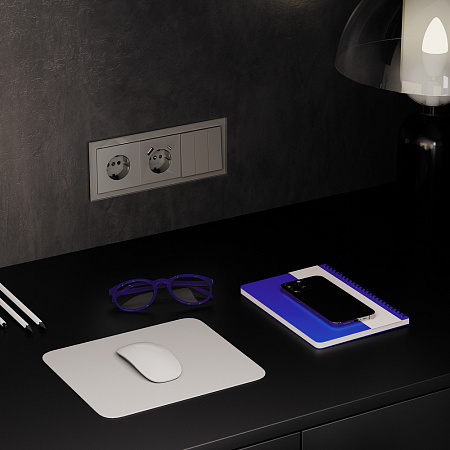 Выключатель встраиваемый VOLTUM S70 трехклавишный (шелк) VLS030104 Выключатель встраиваемый VOLTUM S70 трехклавишный (шелк) VLS030104