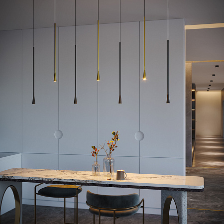 Светильник подвесной светодиодный Elektrostandard Vist 50312 LED черный a068609 Светильник подвесной светодиодный Elektrostandard Vist 50312 LED черный a068609