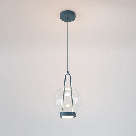 Светильник подвесной светодиодный Eurosvet Frasco 50267/1 LED синий a069345 Светильник подвесной светодиодный Eurosvet Frasco 50267/1 LED синий a069345