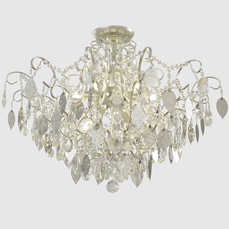 Люстра потолочная Crystal Lux ESMIRALDA PL9 SILVER
