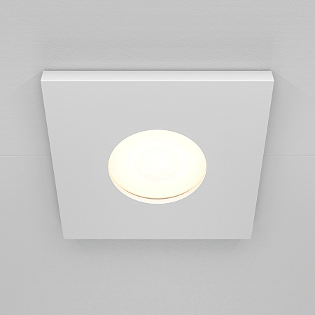 Светильник встраиваемый Maytoni Stark DL083-01-GU10-SQ-W