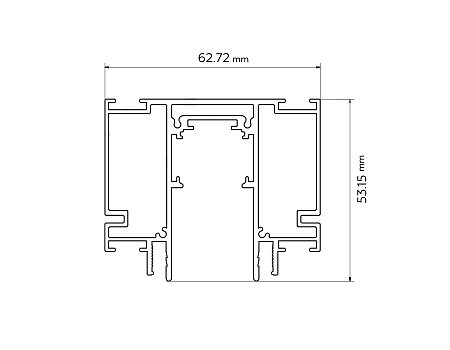Магнитный шинопровод для натяжного потолка Ambrella light Magnetic GL GL3261