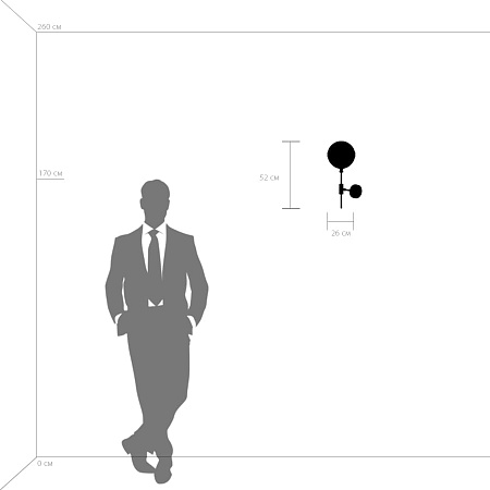 Бра Lightstar Globo 813611 Бра Lightstar Globo 813611