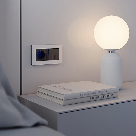 Рамка на 2 поста Werkel Split белый/черный, soft-touch W0023068 a067989 Рамка на 2 поста Werkel Split белый/черный, soft-touch W0023068 a067989