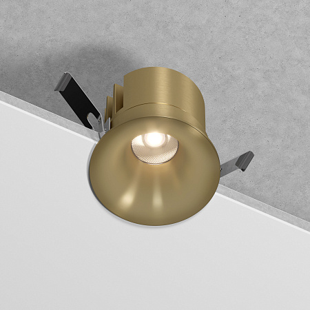 Светильник встраиваемый светодиодный Elektrostandard Bliss 25070/LED 15W 4000K латунь a069408