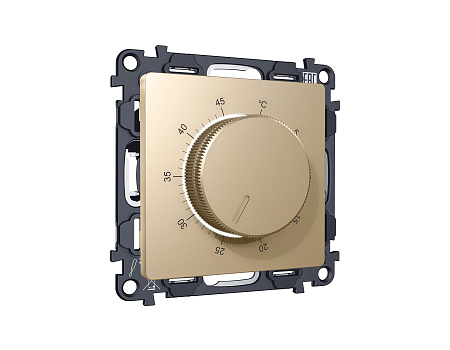 Комплект механизма терморегулятора с датчиком для теплого пола с подсветкой 16A-250V Ambrella Volt Alfa MA605710 Комплект механизма терморегулятора с датчиком для теплого пола с подсветкой 16A-250V Ambrella Volt Alfa MA605710