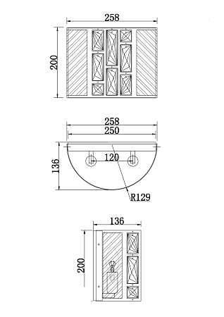 Светильник настенный Maytoni Mercurio MOD028WL-02CH Светильник настенный Maytoni Mercurio MOD028WL-02CH