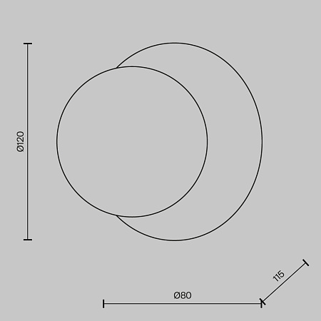 Светильник настенный светодиодный Maytoni Ambre MOD331WL-L3BS3K Светильник настенный светодиодный Maytoni Ambre MOD331WL-L3BS3K