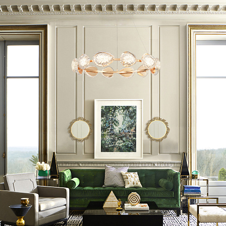 Люстра подвесная светодиодная Crystal Lux FELICIDAD SP96W LED Люстра подвесная светодиодная Crystal Lux FELICIDAD SP96W LED