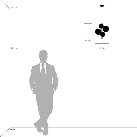 Подвесная люстра Lightstar Croco 815043 Подвесная люстра Lightstar Croco 815043