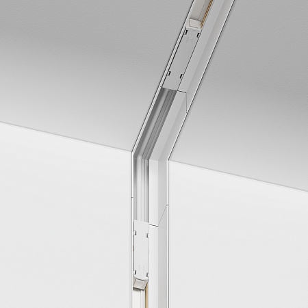 Прямой угол для магнитного однофазного шинопровода Maytoni Gravity TRA010ICL-22W Прямой угол для магнитного однофазного шинопровода Maytoni Gravity TRA010ICL-22W
