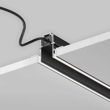 Шинопровод магнитный встраиваемый под 12,5 мм с каналом под светодиодную ленту Maytoni Exility TRX034LS-222B Шинопровод магнитный встраиваемый под 12,5 мм с каналом под светодиодную ленту Maytoni Exility TRX034LS-222B