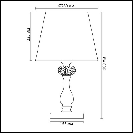 Настольная лампа Odeon Light Gaellori 3393/1T Настольная лампа Odeon Light Gaellori 3393/1T