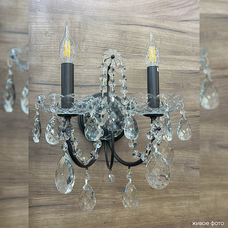 Бра Crystal Lux ODELIS AP2 BROWN Бра Crystal Lux ODELIS AP2 BROWN