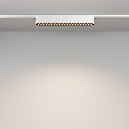 Трековый магнитный светодиодный светильник Maytoni Radity Basis Grid TR084-1-12W4K-W Трековый магнитный светодиодный светильник Maytoni Radity Basis Grid TR084-1-12W4K-W