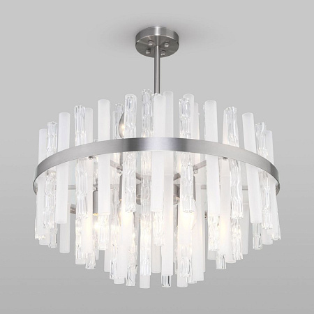 Люстра на штанге Bogates Hollis 367/9 Никель Люстра на штанге Bogates Hollis 367/9 Никель